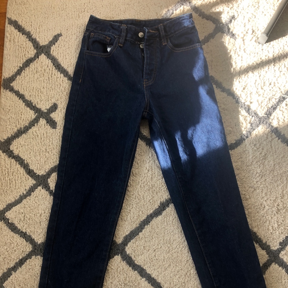 Never Worn Brandy Melville Dark Wash Jeans